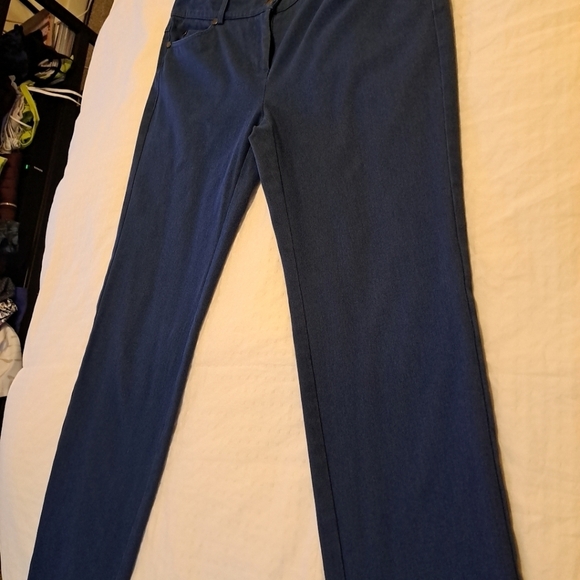 J. McLaughlin Pants Size 10 Blue No Size And Brand Tag Excellent Condition - Picture 1 of 15
